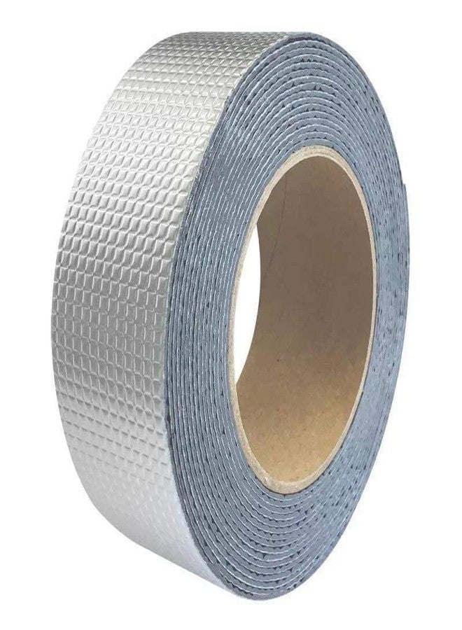 AGGBRO Strong Adhesive Waterproof Permanent Repair Aluminum Butyl Tape Rubber Foil Suitable for Roof Leak, surface Crack, Window Sill Gap, Boat Sealing, Home Renovation, 4 Inch x 5 Meters - Image 5
